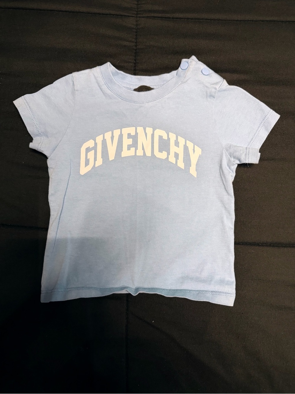 Givenchy Baby Blue Logo T-Shirt – Size 12M